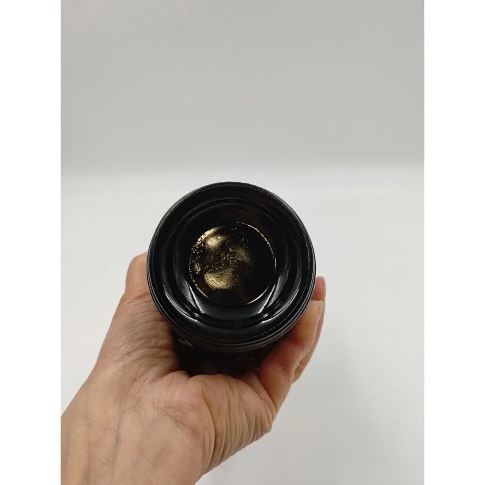 Vintage Ebony Black  Vase 5.5